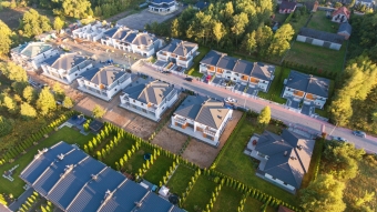Postęp prac budowlanych - Osiedle Ciche Iganie ul. Piękna III Etap jesień 2019