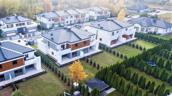 Postęp prac budowlanych - Osiedle Ciche Iganie ul. Piękna III Etap jesień 2019