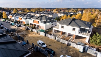 Postęp prac budowlanych - Osiedle Ciche Iganie ul. Piękna III Etap jesień 2019