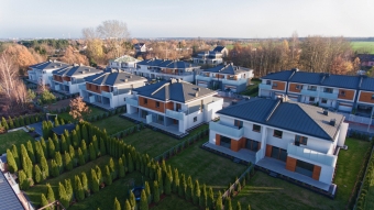 Postęp prac budowlanych - Osiedle Ciche Iganie ul. Piękna III Etap jesień 2019