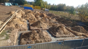 Postęp prac budowlanych - Osiedle Ciche Iganie ul. Piękna III Etap wiosna 2019