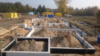 Postęp prac budowlanych - Osiedle Ciche Iganie ul. Piękna III Etap wiosna 2019