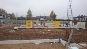 Postęp prac budowlanych - Osiedle Ciche Iganie ul. Piękna III Etap wiosna 2019