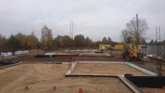 Postęp prac budowlanych - Osiedle Ciche Iganie ul. Piękna III Etap wiosna 2019