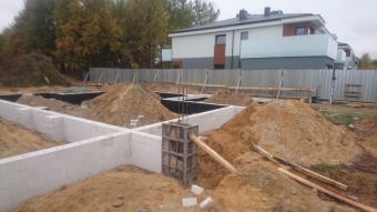 Postęp prac budowlanych - Osiedle Ciche Iganie ul. Piękna III Etap wiosna 2019