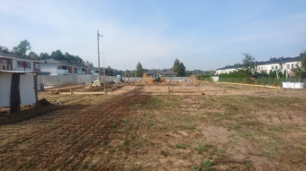 Postęp prac budowlanych - Osiedle Ciche Iganie ul. Piękna III Etap wiosna 2019