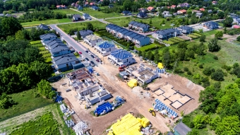 Postęp prac budowlanych - Osiedle Ciche Iganie ul. Piękna III Etap lato 2019