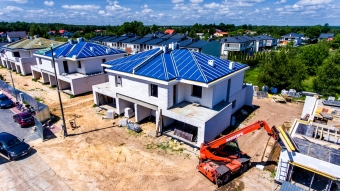 Postęp prac budowlanych - Osiedle Ciche Iganie ul. Piękna III Etap lato 2019