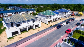 Postęp prac budowlanych - Osiedle Ciche Iganie ul. Piękna III Etap lato 2019
