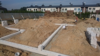 Postęp prac budowlanych - Osiedle Ciche Iganie ul. Piękna III Etap wiosna 2019