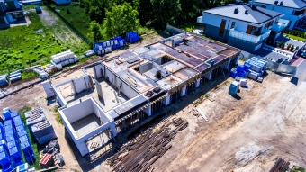 Postęp prac budowlanych - Osiedle Ciche Iganie ul. Piękna III Etap lato 2019