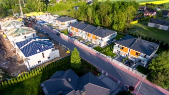 Postęp prac budowlanych - Osiedle Ciche Iganie ul. Piękna III Etap lato 2019