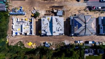 Postęp prac budowlanych - Osiedle Ciche Iganie ul. Piękna III Etap lato 2019