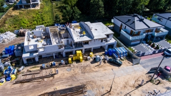 Postęp prac budowlanych - Osiedle Ciche Iganie ul. Piękna III Etap lato 2019