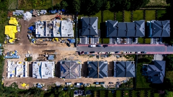 Postęp prac budowlanych - Osiedle Ciche Iganie ul. Piękna III Etap lato 2019