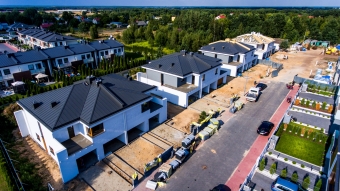 Postęp prac budowlanych - Osiedle Ciche Iganie ul. Piękna III Etap lato 2019