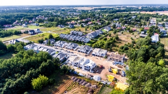 Postęp prac budowlanych - Osiedle Ciche Iganie ul. Piękna III Etap lato 2019