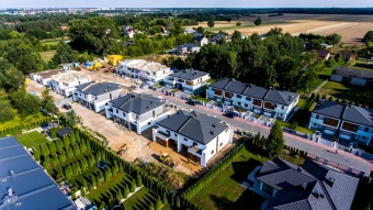 Postęp prac budowlanych - Osiedle Ciche Iganie ul. Piękna III Etap lato 2019