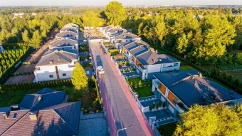 Postęp prac budowlanych - Osiedle Ciche Iganie ul. Piękna III Etap jesień 2019